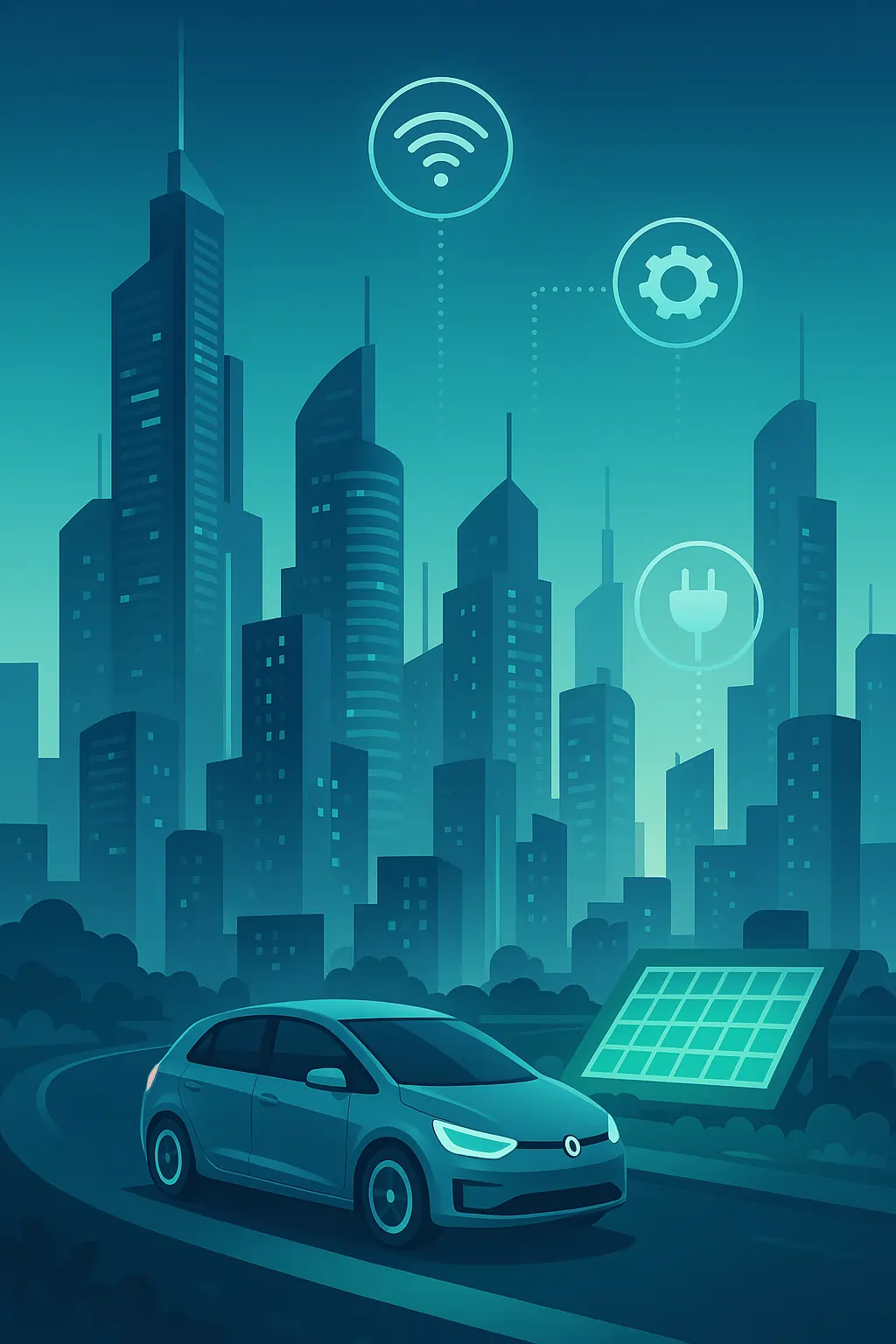Smart Buildings Icon